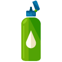 water bottle container flat icon