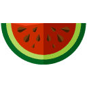 water melon flat icon