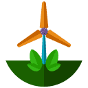 windmill flat icon