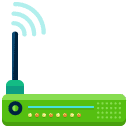 wireless modem flat icon