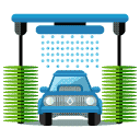 car wash flat icon