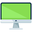 computer screen flat icon