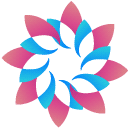 floral one flat icon