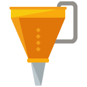 funnel flat icon