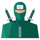 ninja flat icon