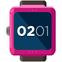 smart watch flat icon