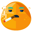 smoking flat icon
