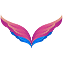 wings flat icon