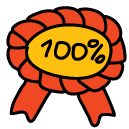 100% Doodle Icon