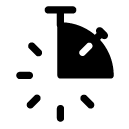 15 seconds glyph Icon