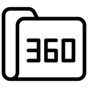360 folder line Icon copy