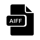 AIFF glyph Icon