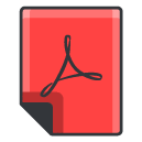 Adobe Filled Outline Icon