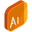 Adobe Illustrator Isometric Icon