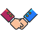 Agreement Filled Outline Icon