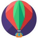 Air Balloon Flat Icon