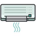 Air Conditioner Filled Outline Icon