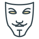 Anonymous filled outline Icon