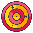 Archery Target Filled Outline Icon