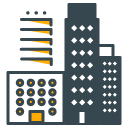 Architecture filled outline Icon