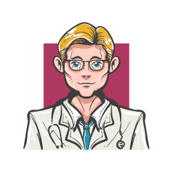 doctor hand drawn avatar icon