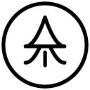 ancient symbols line Icon