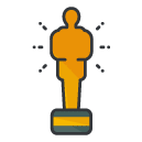 Award filled outline Icon
