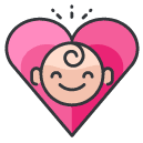 Baby filled outline Icon