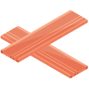 Bacon Isometric Icon