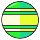 Ball Filled Outline Icon