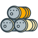 Barrel filled outline Icon