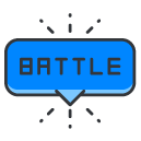 Battle Filled Outline Icon