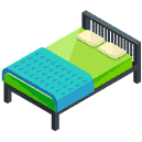Bed Isometric Icon