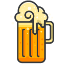 Beer filled outline Icon