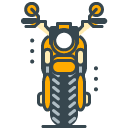 Bike filled outline Icon