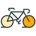Bike filled outline Icon