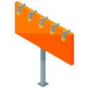 Billboard Isometric Icon