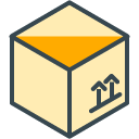 Box Filled Outline Icon