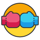 Boxing Filled Outline Icon