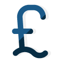 British Pound Flat Icon