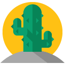 Cactus Flat Icon