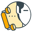 Call filled outline Icon