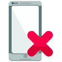 Cancel Mobile Flat Icon