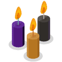 Candles Isometric Icon