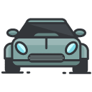 Car Filled Outline Icon