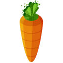 Carrot Isometric Icon