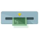 Cash Extract Flat Icon