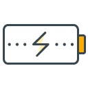 Charging filled outline Icon