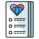 Checklist Filled Outline Icon