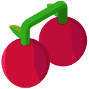 Cherry Isometric Icon